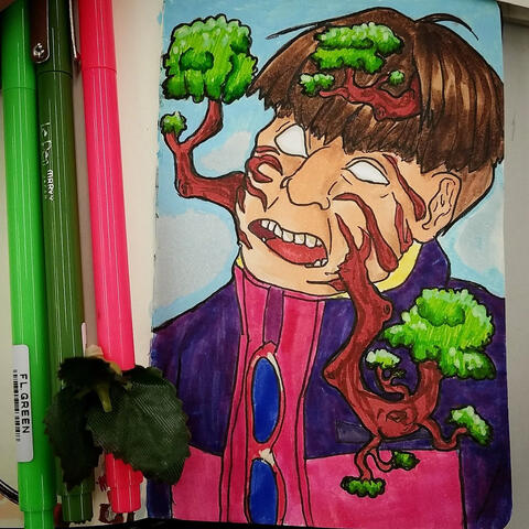 Example of a bust traditional drawing