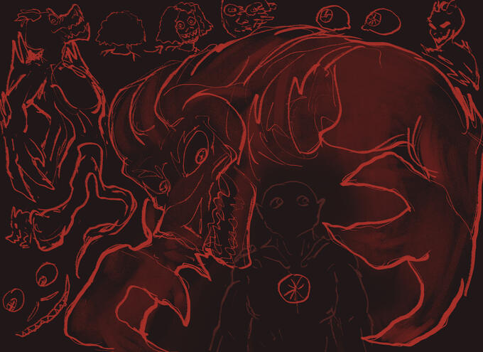 Claw&#39;s illusions concept sketches