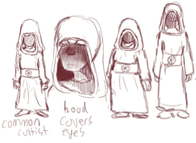 sketch concepts of background characters